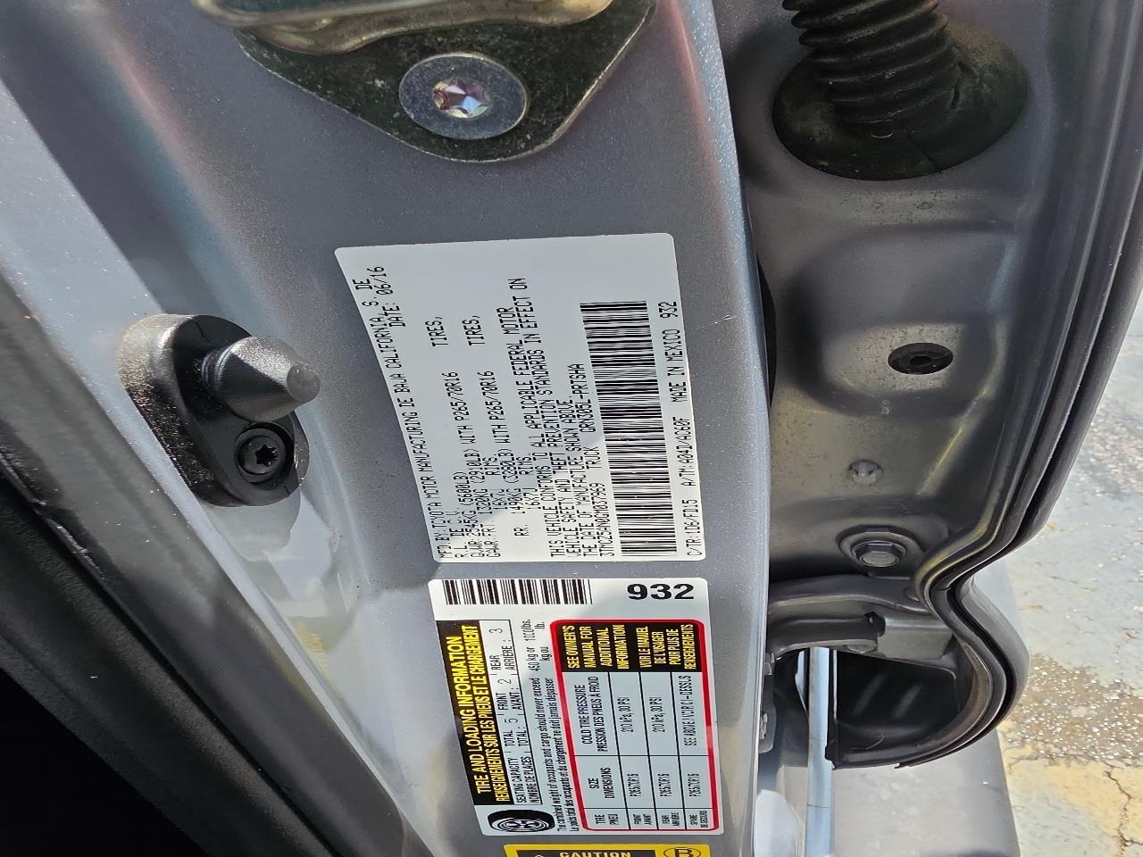 Toyota Tacoma  2016