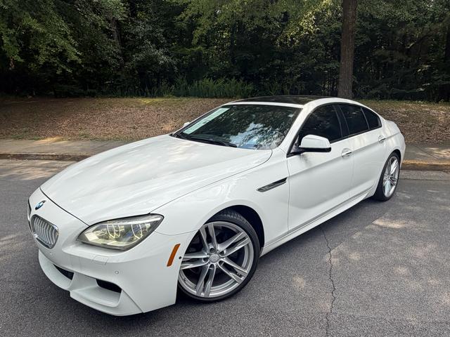 White 2015 BMW 6 Series Sedan Rear-Wheel Drive