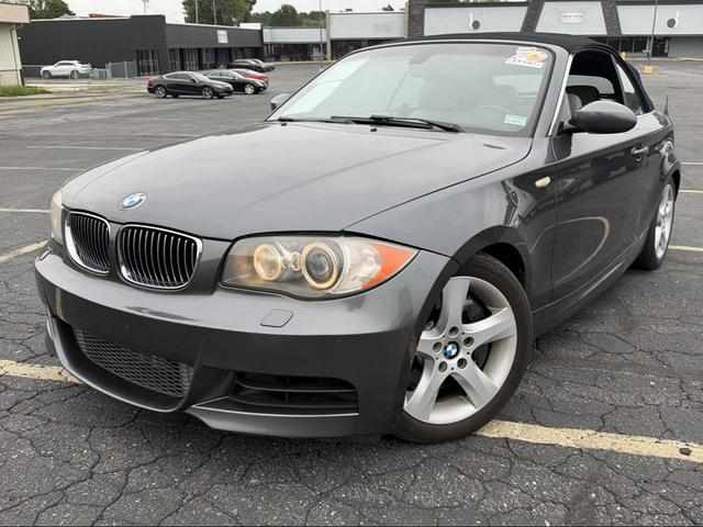 Blue 2008 BMW 1 Series Convertible Rear-Wheel Drive 6-Speed Automatic