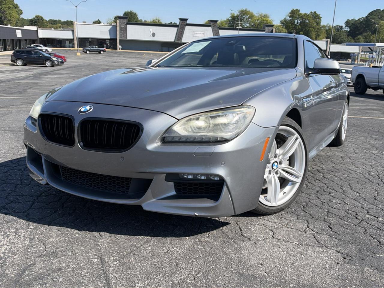 Gray 2015 BMW 6 Series Sedan Rear-Wheel Drive Automatic