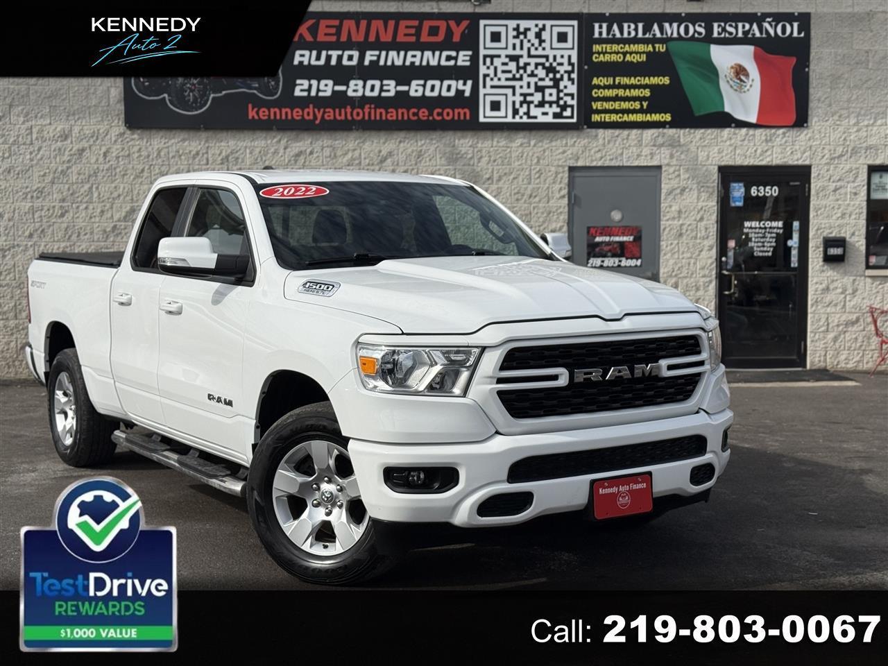 RAM 1500 Big Horn 4x4 Quad Cab 6'4" Box 2022