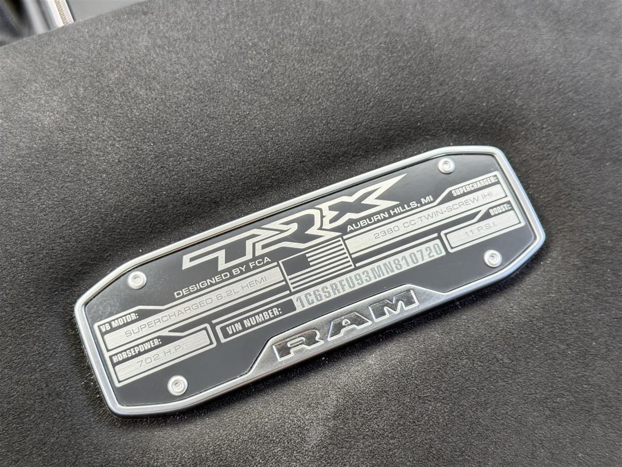 RAM 1500 TRX 4x4 Crew Cab 5'7" Box 2021