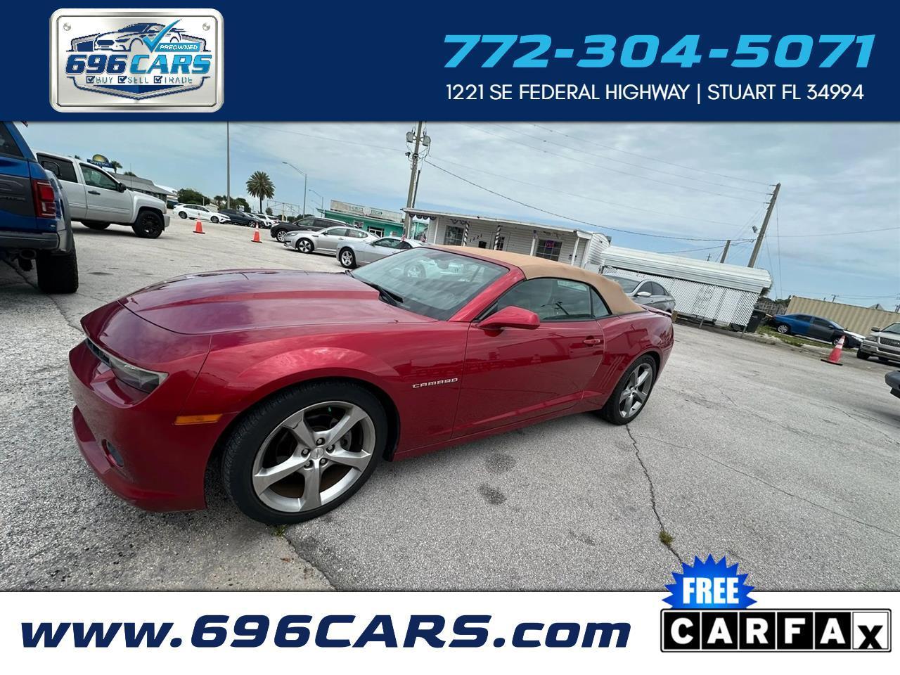 2014 Chevrolet Camaro 2dr Conv LT w/2LT