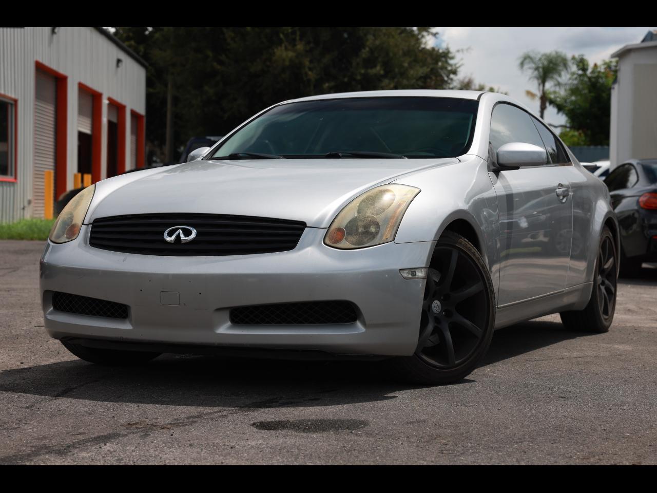 Silver 2003 INFINITI G35 Coupe Rear-Wheel Drive Manual