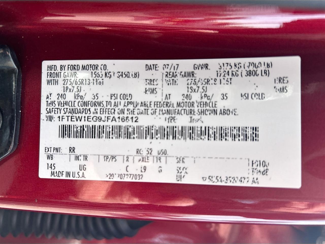 Ford F-150 King Ranch 4WD SuperCrew 5.5' Box 2018