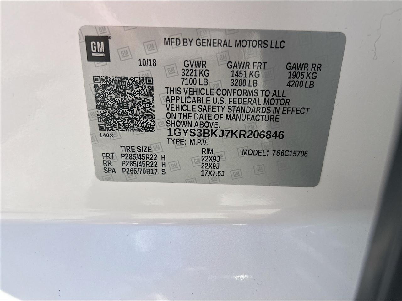 Cadillac Escalade 2WD 4dr Luxury 2019
