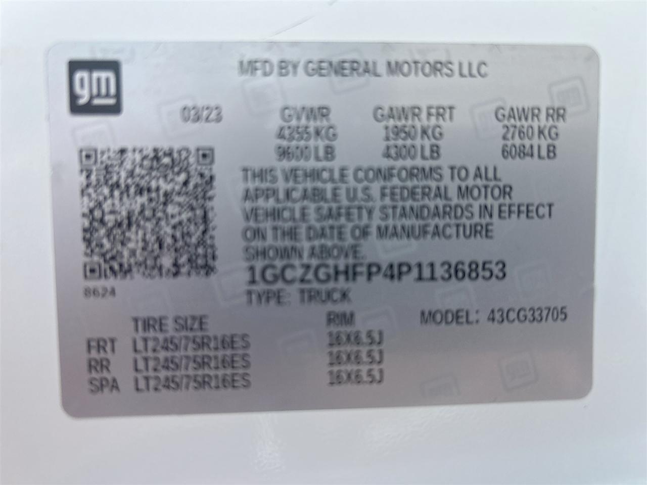 Chevrolet Express Cargo Van RWD 3500 155" 2023
