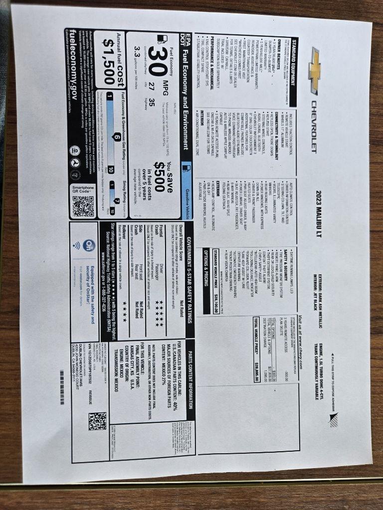 Chevrolet Malibu 1LT 2023