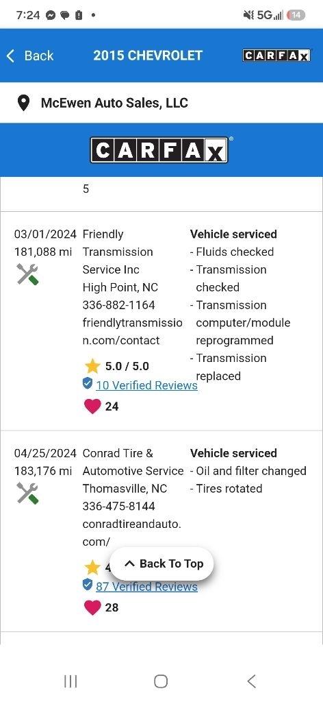 Chevrolet Silverado 1500 LT Crew Cab 4WD 2015