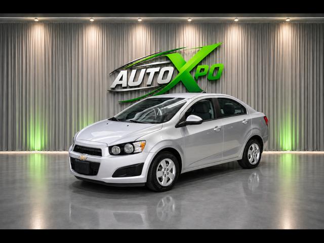 Silver 2015 Chevrolet Sonic Sedan Front-Wheel Drive 5-Speed Manual