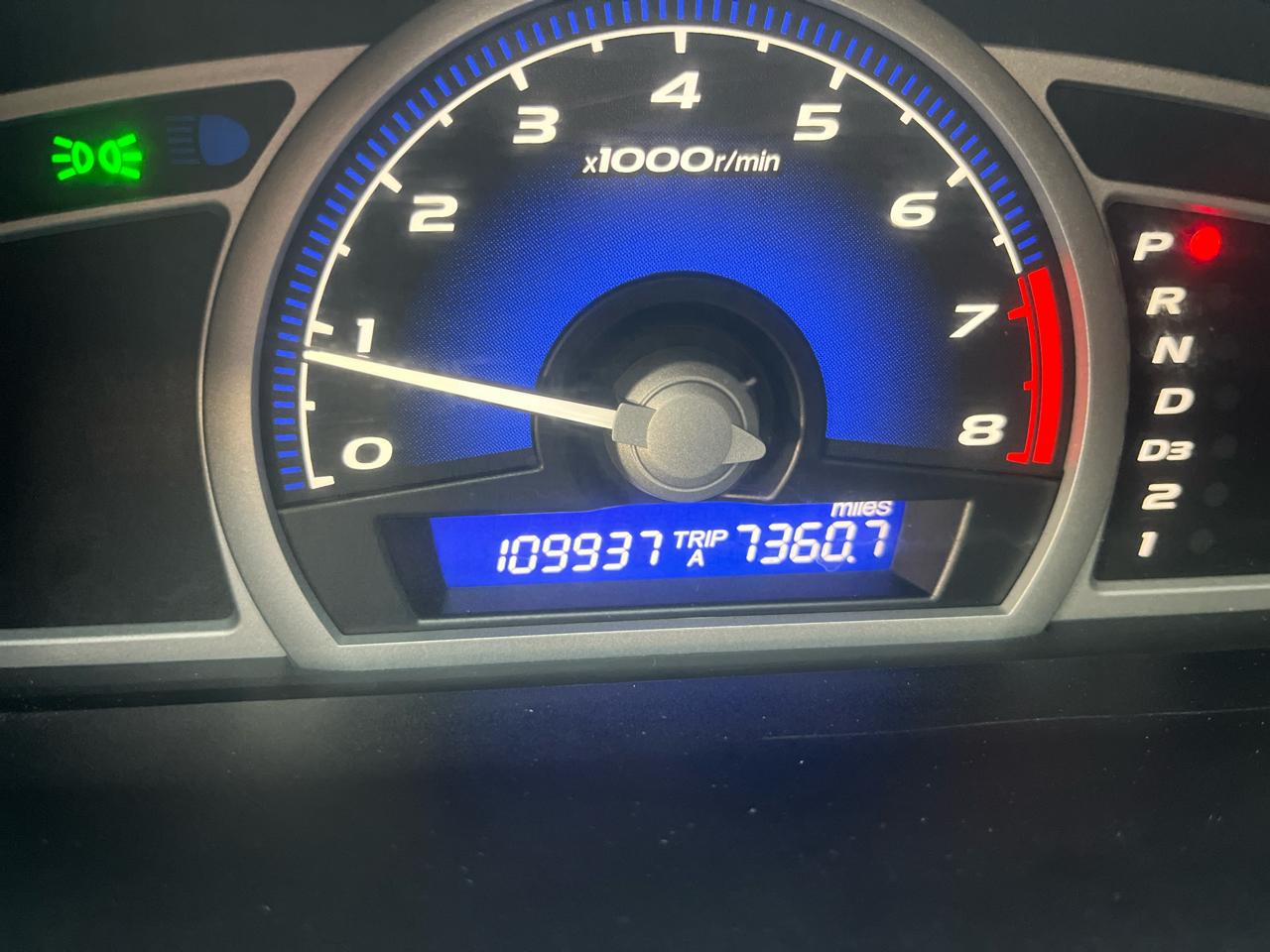 Honda Civic EX Coupe AT with Navigation 2007