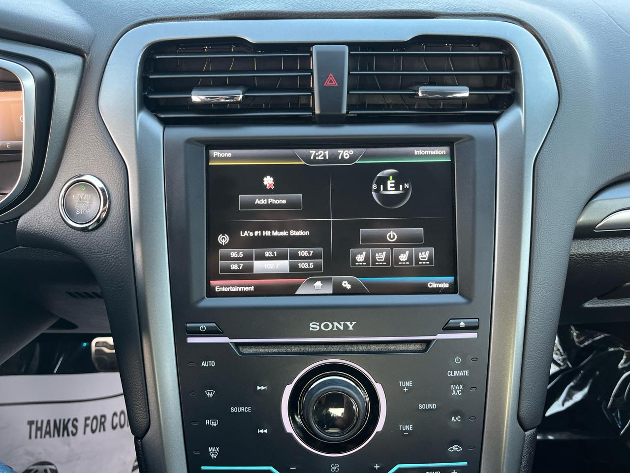 Ford Fusion Titanium AWD 2014