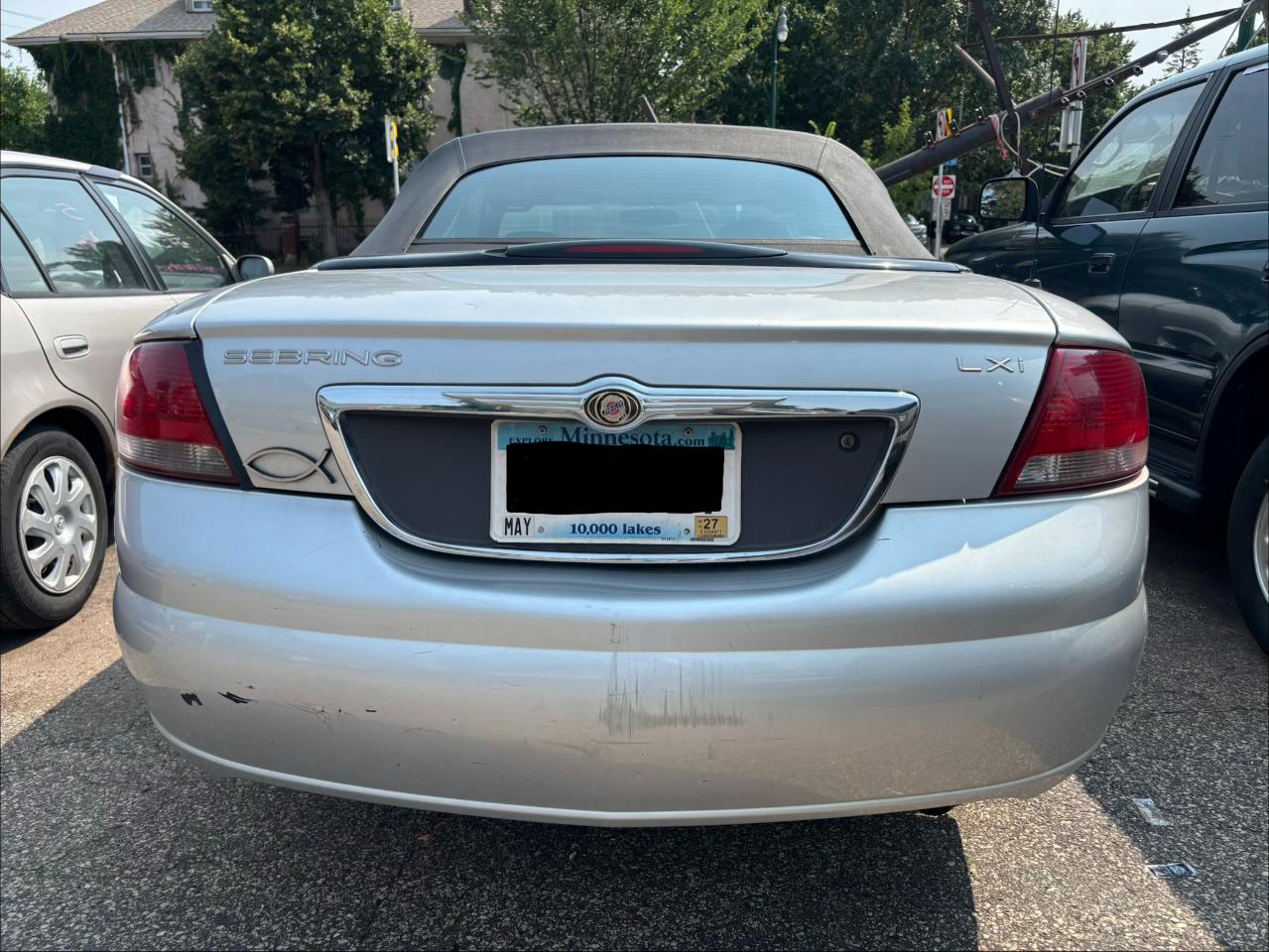 Chrysler Sebring LXi Convertible 2002