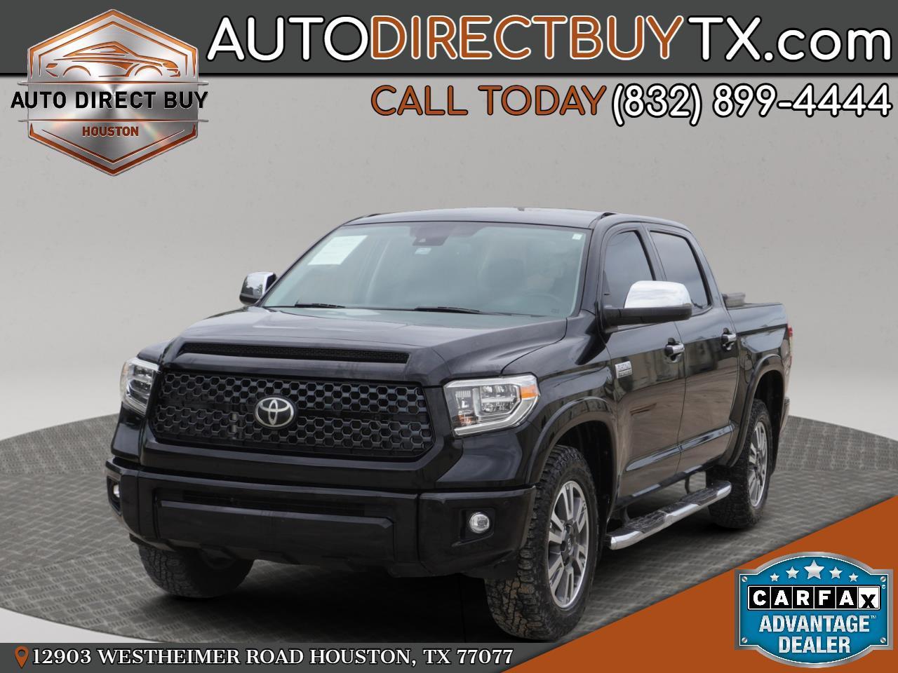 2020 Toyota Tundra 2WD Platinum CrewMax 5.5' Bed 5.7L (Natl)