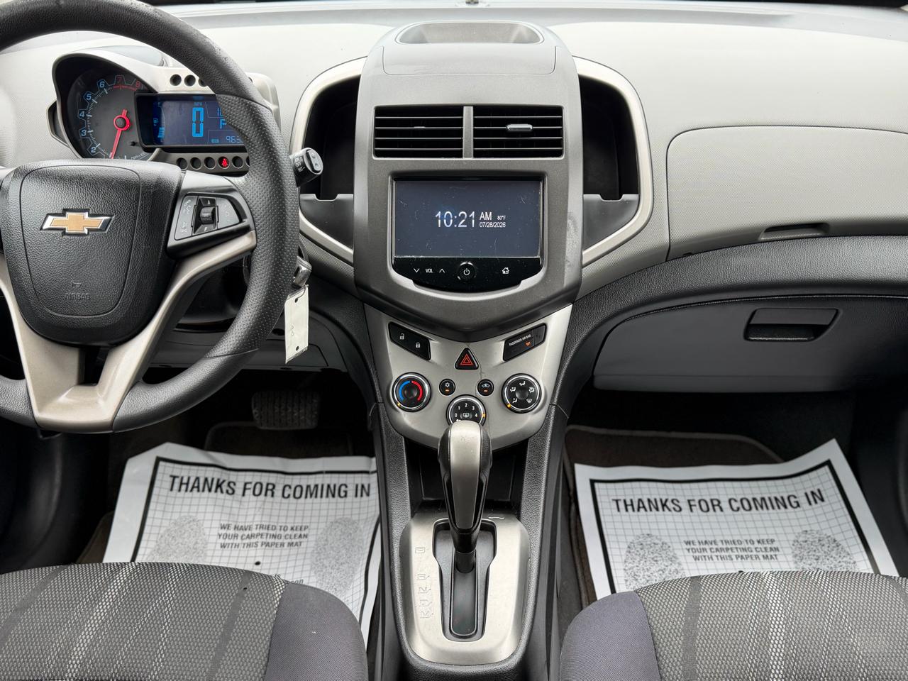 Chevrolet Sonic LT Auto 5-Door 2014