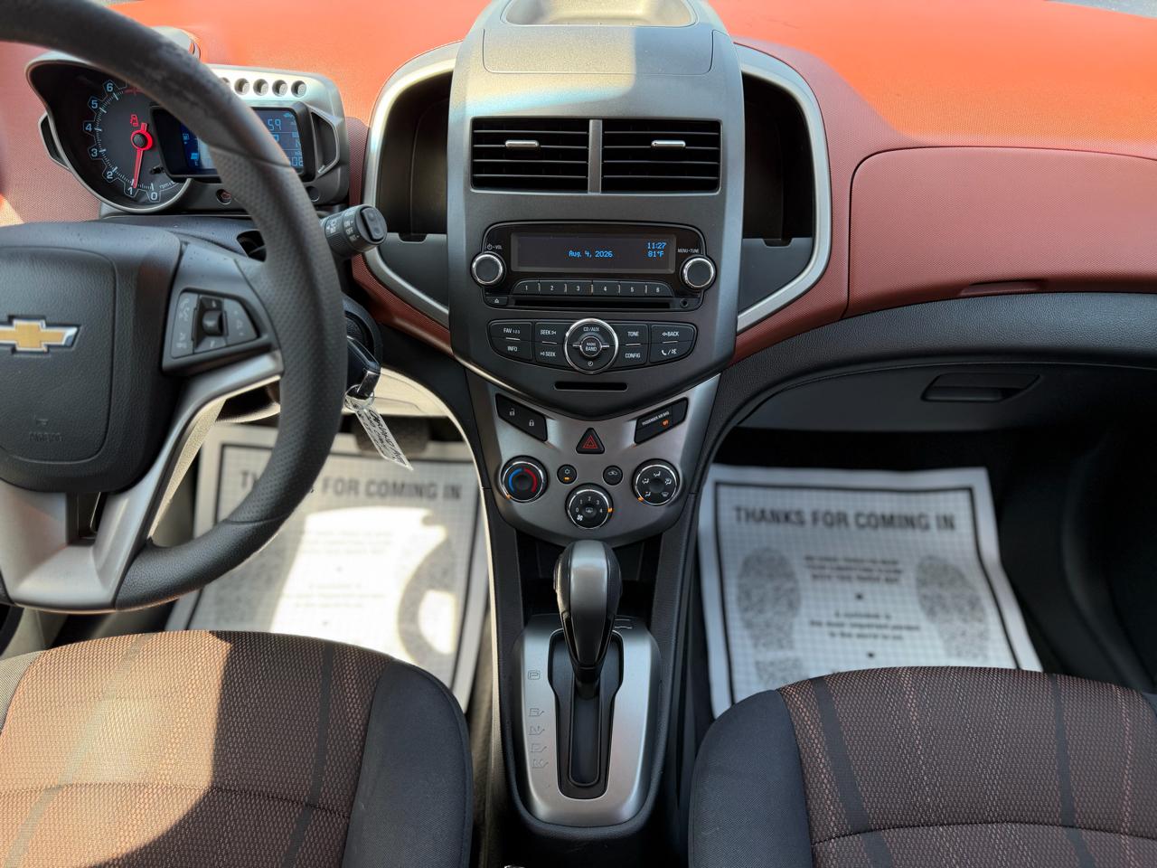 Chevrolet Sonic LT Auto 5-Door 2013