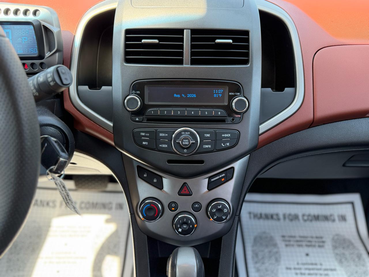 Chevrolet Sonic LT Auto 5-Door 2013