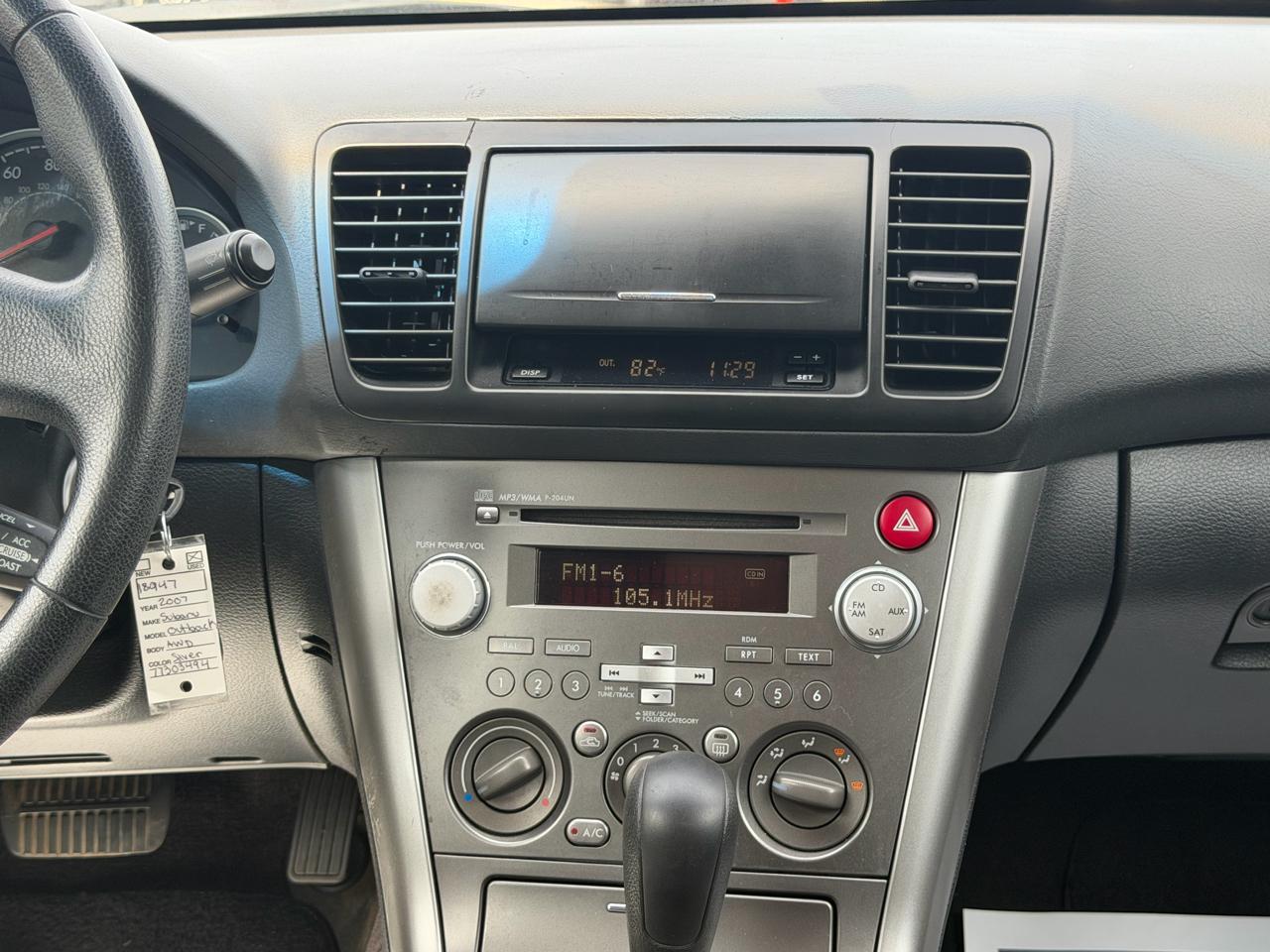 Subaru Outback 2.5i Wagon 2007