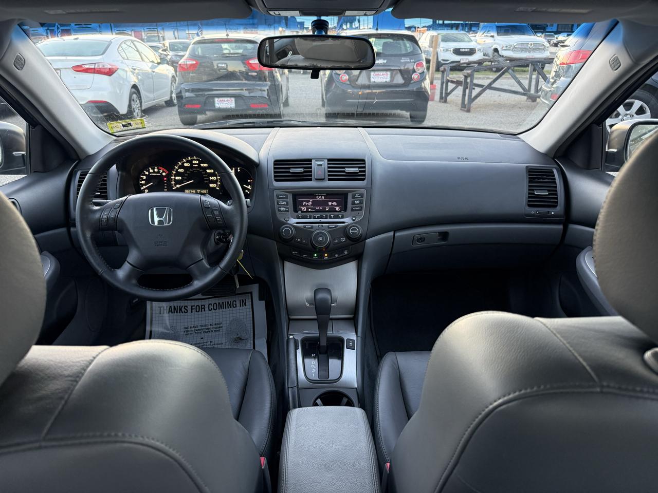 Honda Accord EX Sedan AT w/ Leather and XM Radio 2006
