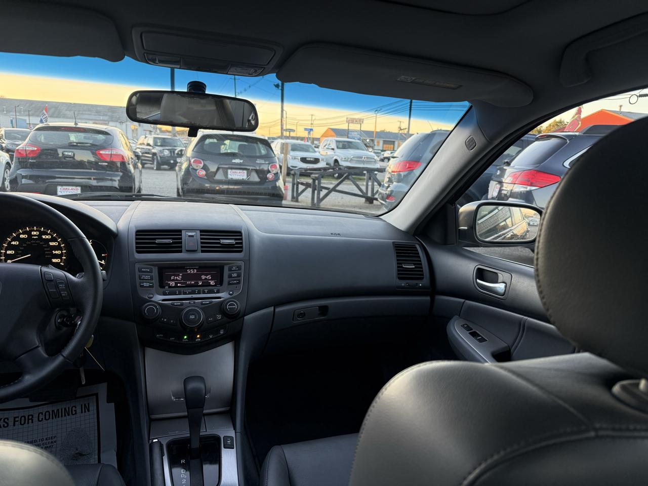 Honda Accord EX Sedan AT w/ Leather and XM Radio 2006