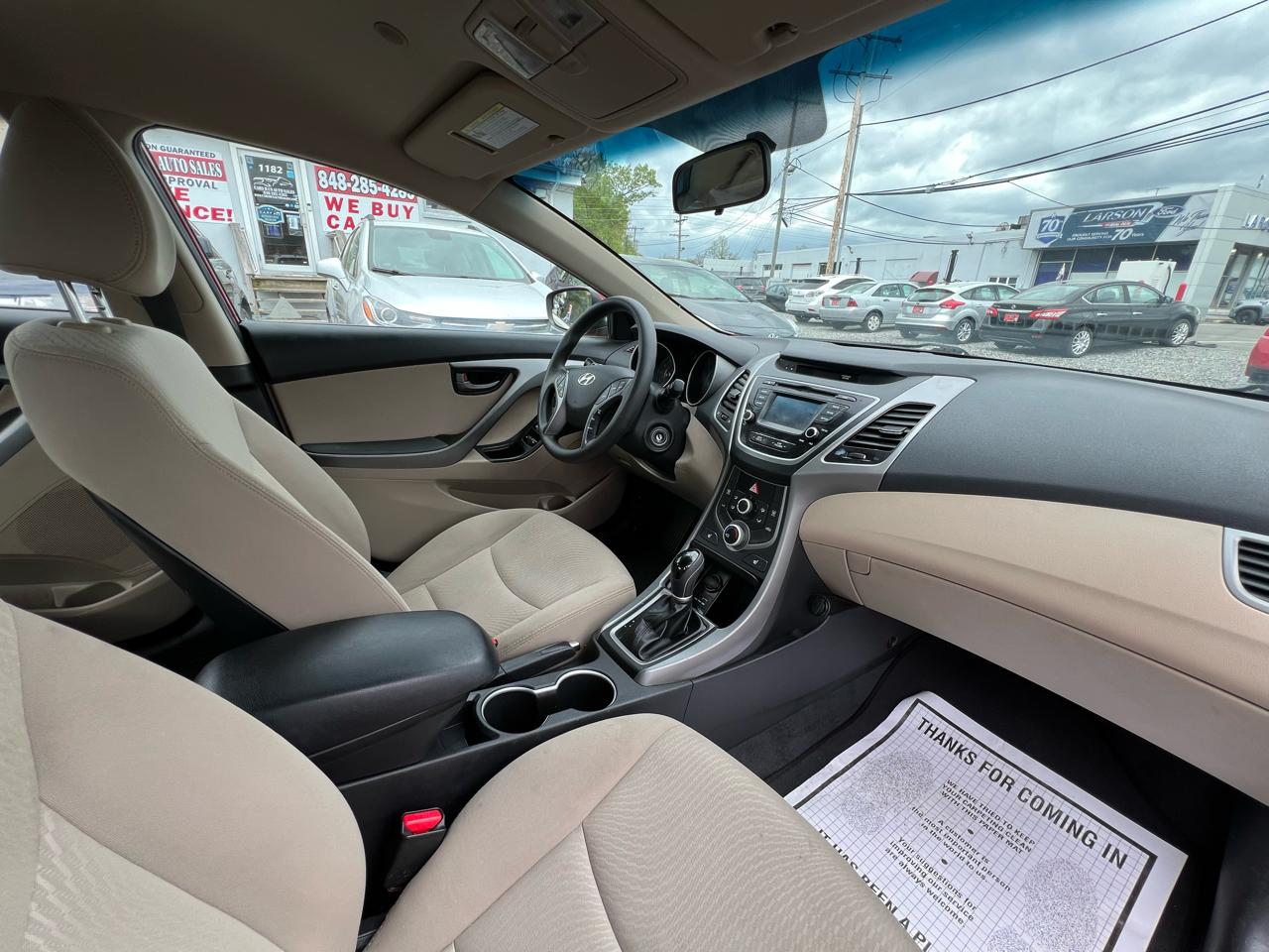 Hyundai Elantra SE 2014