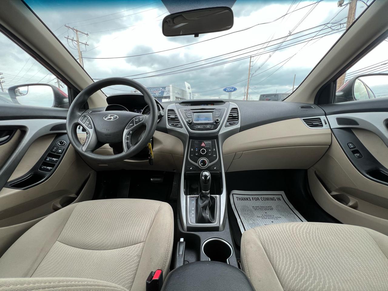 Hyundai Elantra SE 2014