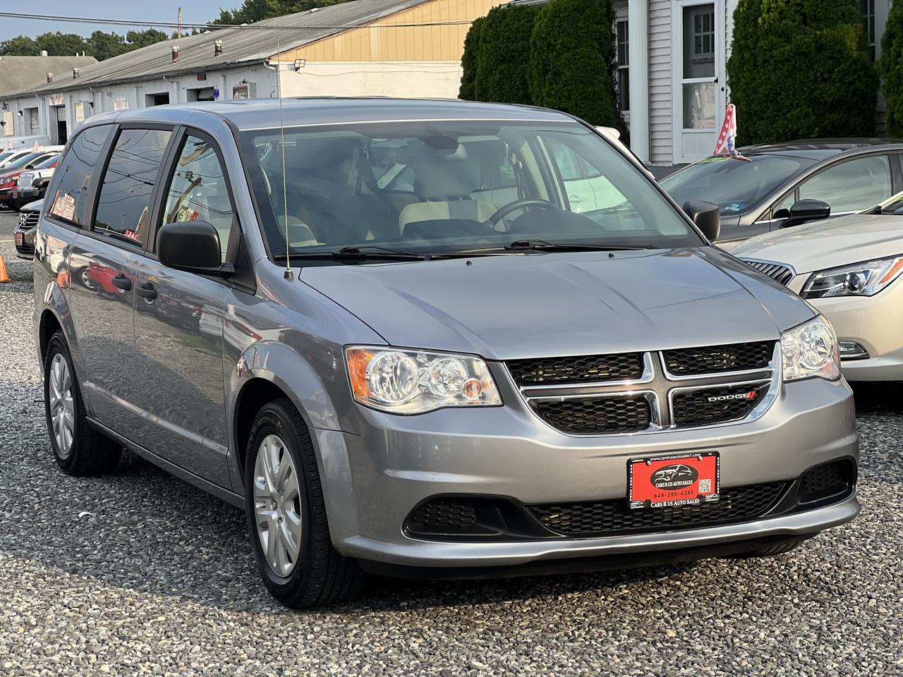 Gray 2019 Dodge Grand Caravan Minivan Front-Wheel Drive Automatic