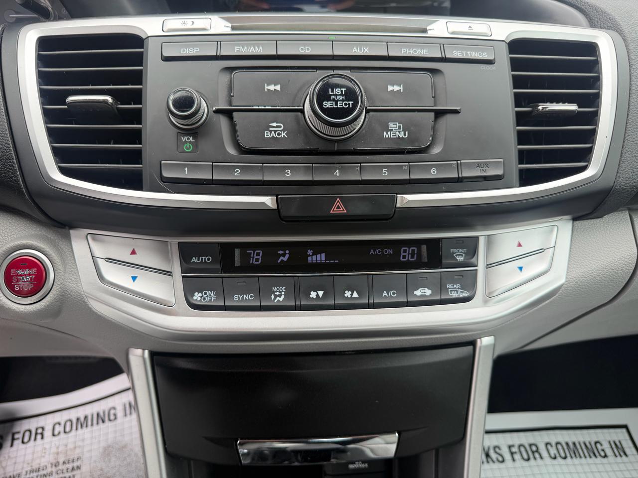 Honda Accord EX Sedan CVT 2013