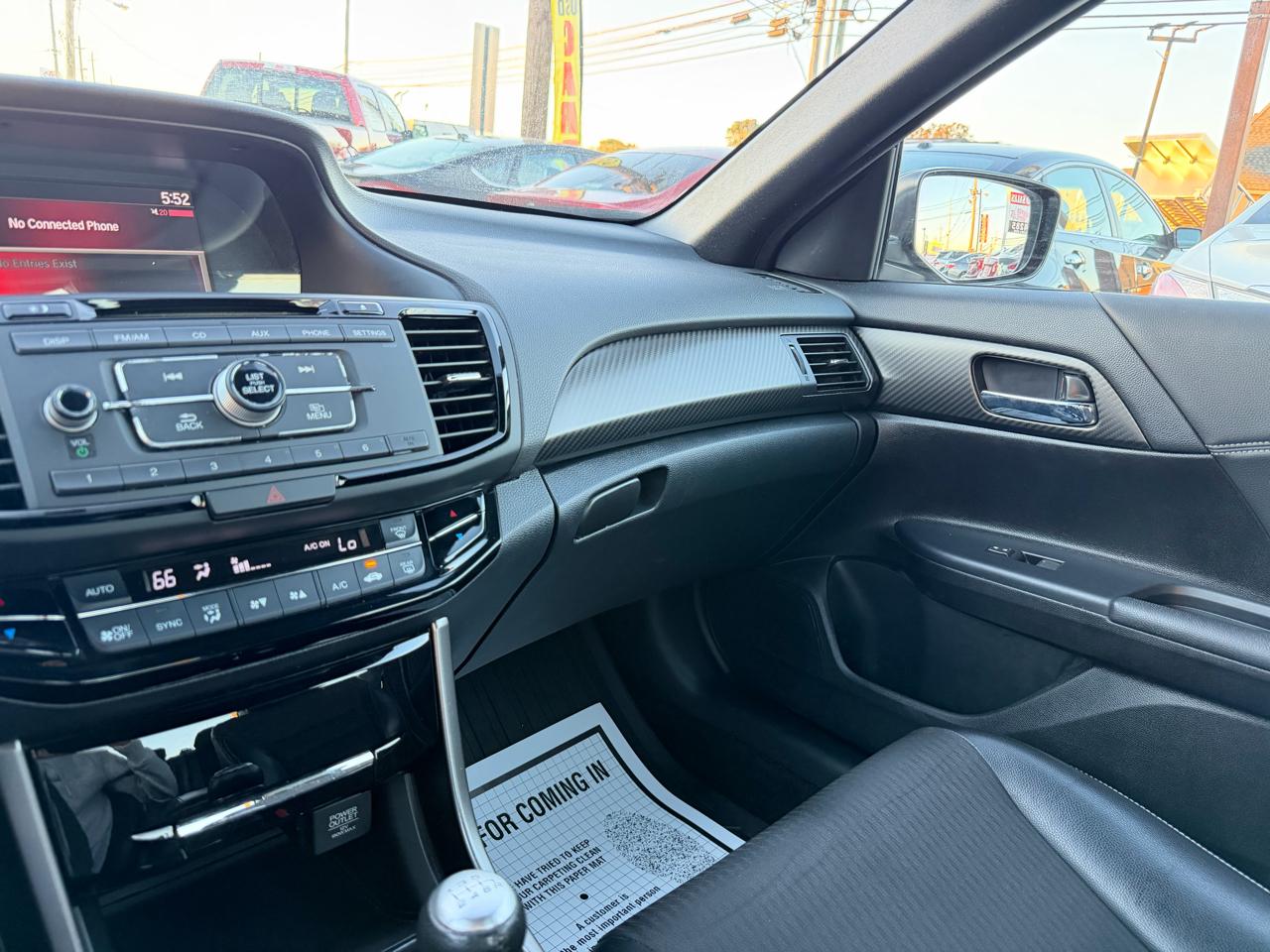Honda Accord Sport 6-Spd MT 2016