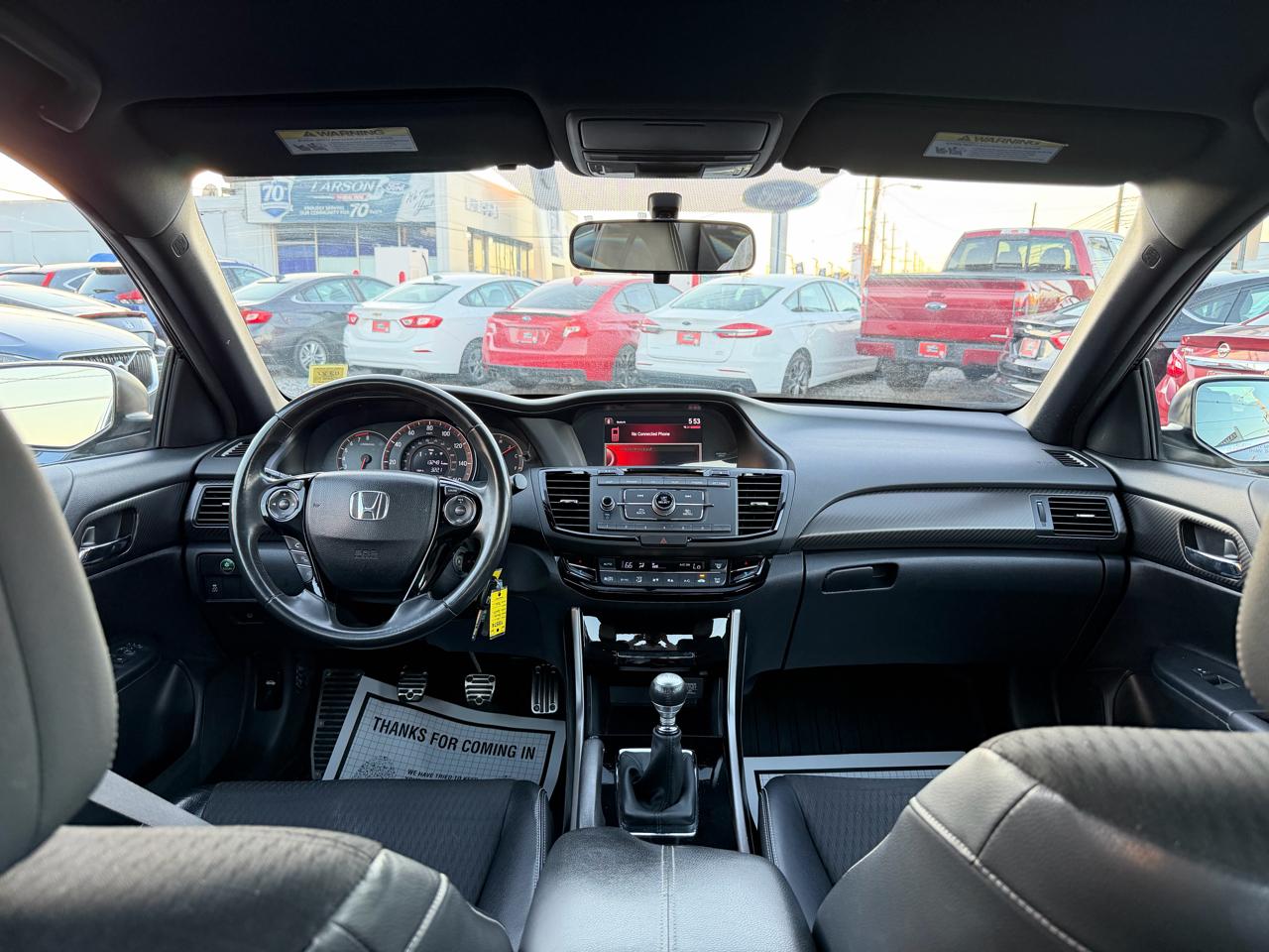 Honda Accord Sport 6-Spd MT 2016