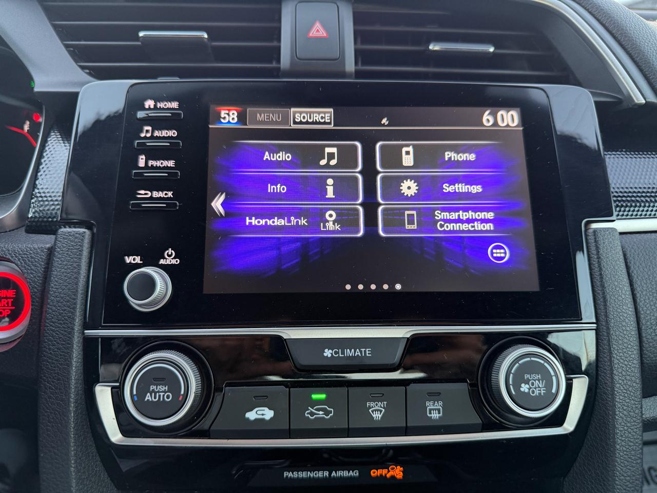Honda Civic Sport 2D Coupe at 2019