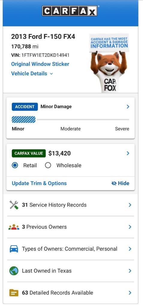 Ford F-150 XL SuperCrew 5.5-ft. Bed 4WD 2013