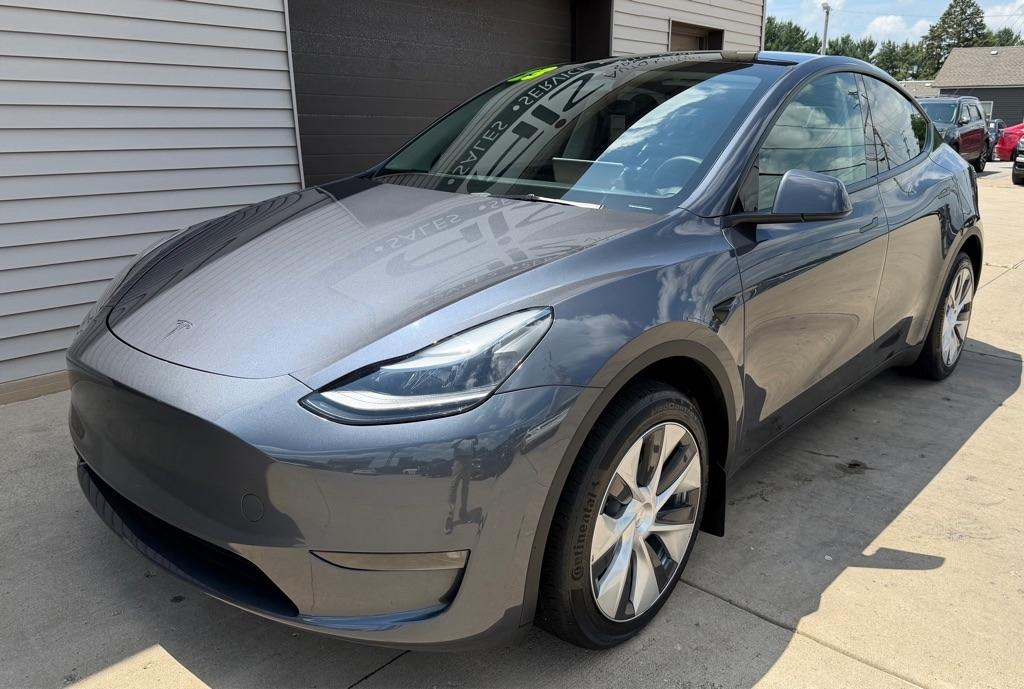 Gray 2023 Tesla Model Y SUV / Crossover All-Wheel Drive Automatic