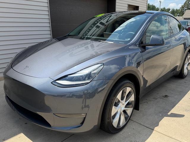 Gray 2023 Tesla Model Y SUV / Crossover All-Wheel Drive Automatic
