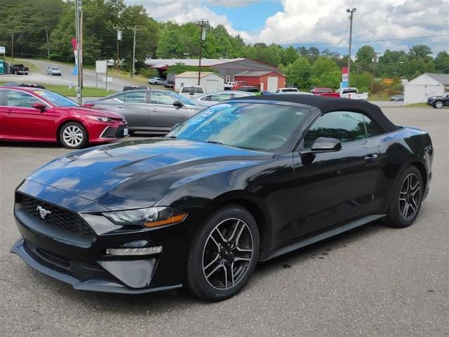 Shadow Black 2022 Ford Mustang EcoBoost Premium Convertible RWD Convertible Rear-Wheel Drive 6-Speed Automatic