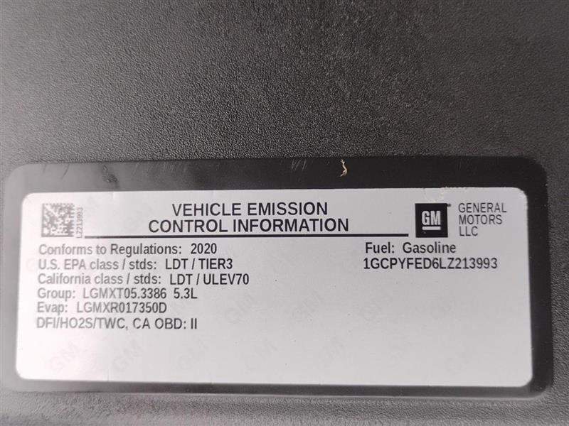 Chevrolet Silverado 1500 LT Trail Boss Crew Cab 4WD 2020
