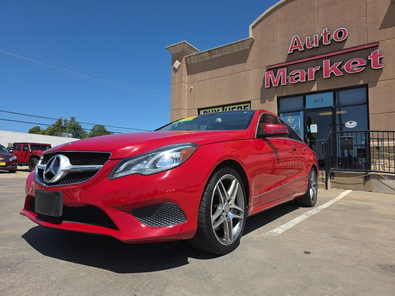 Red 2014 Mercedes-Benz E-Class E 350 Coupe Coupe Rear-Wheel Drive 7-Speed Automatic