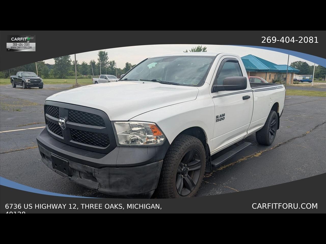 White 2014 RAM 1500 Pickup Truck Four-Wheel Drive Automatic