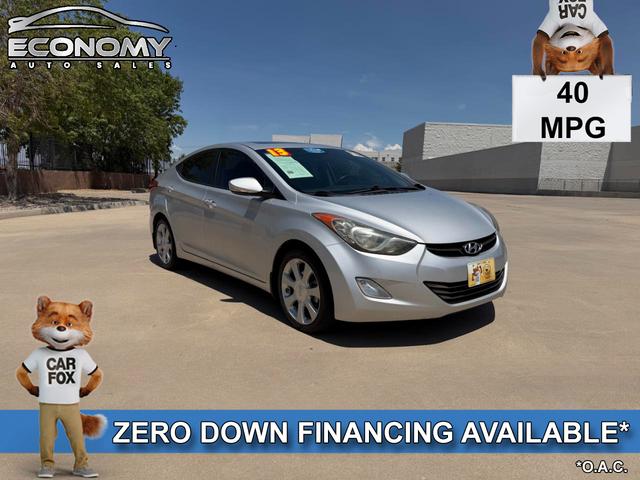 Shimmering Air Silver 2013 Hyundai Elantra Sedan Front-Wheel Drive Automatic