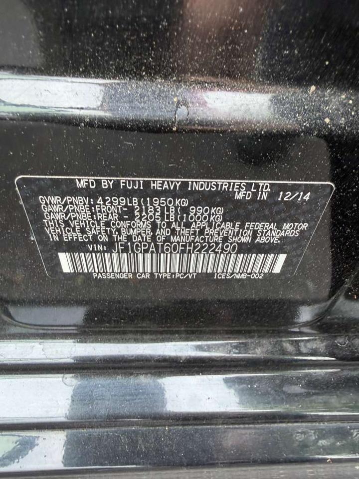 Subaru Impreza  2015