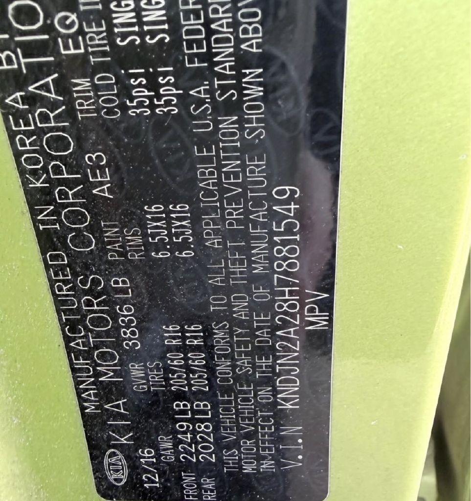 Kia Soul Base 6M 2017