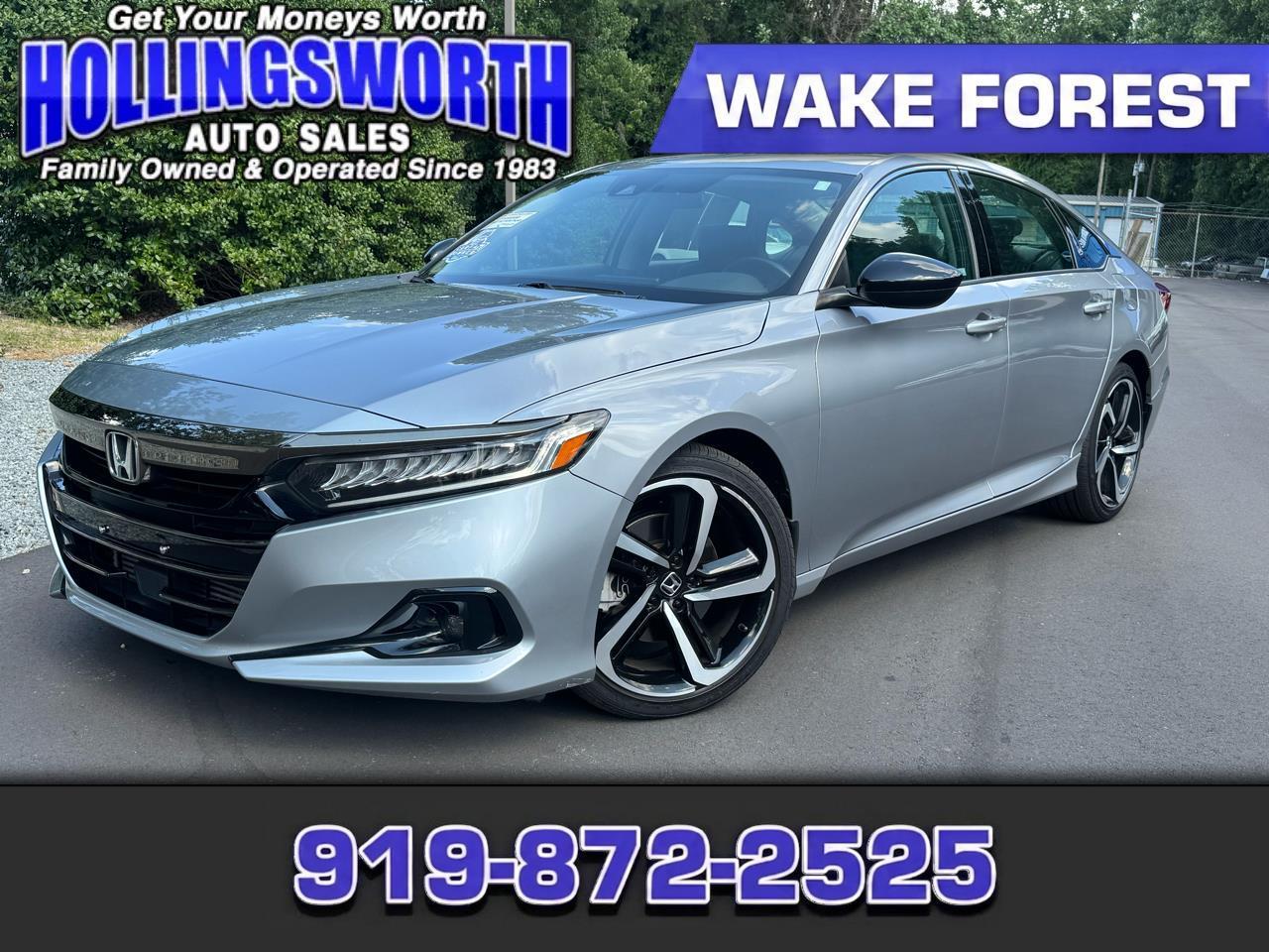 2022 Honda Accord Sedan Sport SE 1.5T CVT