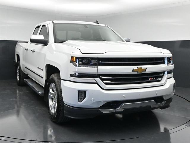 White 2018 Chevrolet Silverado 1500 Pickup Truck Four-Wheel Drive Automatic