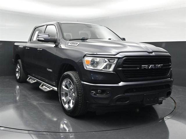 Gray 2019 RAM 1500 Pickup Truck Four-Wheel Drive Automatic