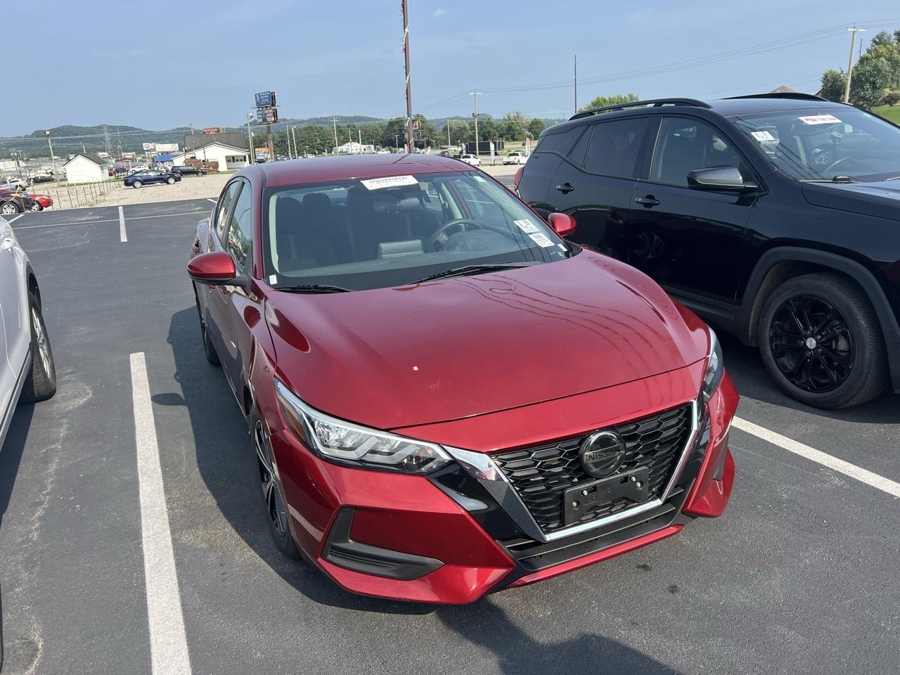 Red (Maroon) 2020 Nissan Sentra Sedan Front-Wheel Drive Automatic