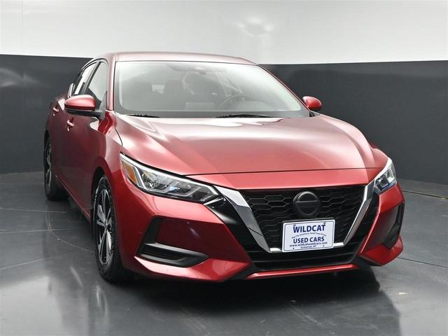 Red (Maroon) 2020 Nissan Sentra Sedan Front-Wheel Drive Automatic