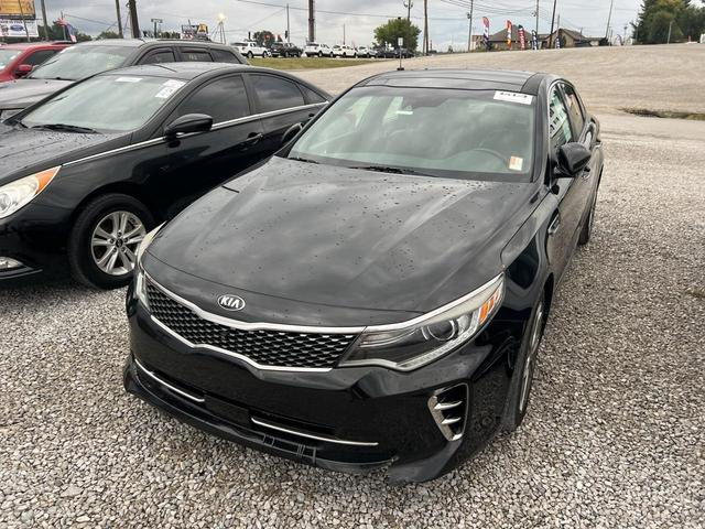 Ebony Black 2016 Kia Optima Sedan Front-Wheel Drive Automatic