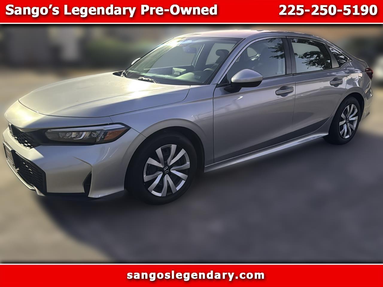 2025 Honda Civic LX Sedan CVT