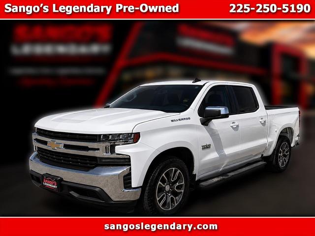 White 2020 Chevrolet Silverado 1500 Pickup Truck 4X2 Automatic
