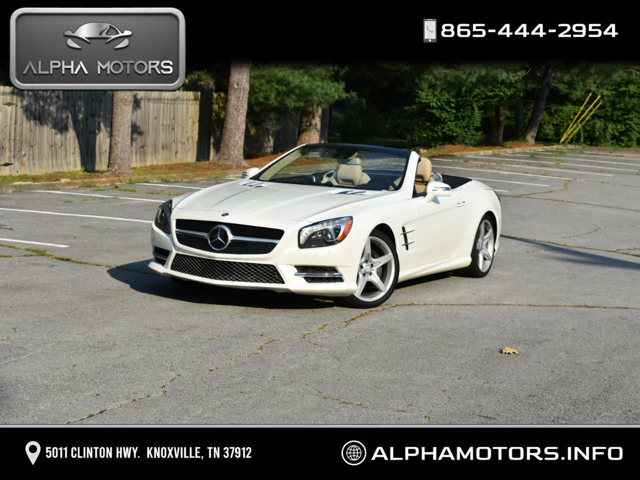 Dark Green 2016 Mercedes-Benz SL-Class Convertible Rear-Wheel Drive 7-Speed Automatic